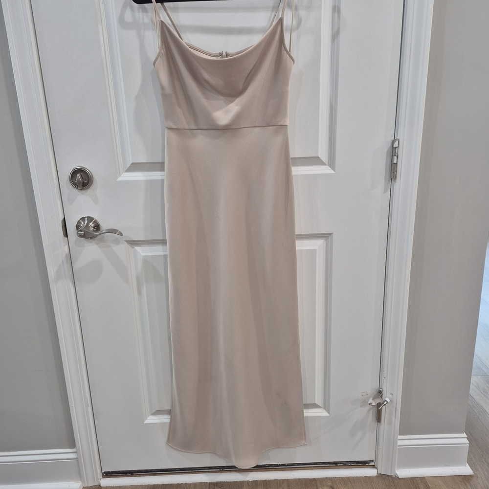 BHLDN Cream Maxi Dress